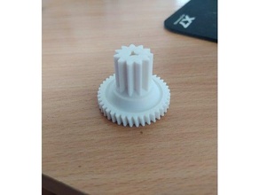 bosch meat grinder semi helical gear 3d print model - Mito3D