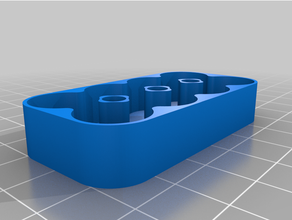 2x4 bateria caso bainha aa personalizado 3d print model - Mito3D