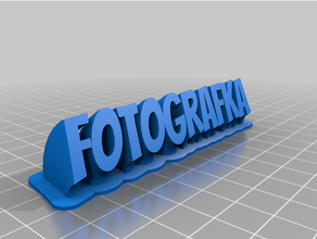 fotógrafo personalizado 3d print model - Mito3D