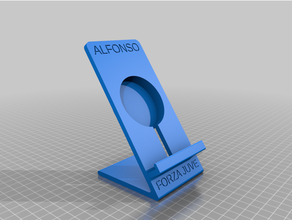 stanup teléfono Alfonso personalizado 3d print model - Mito3D