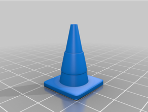 traffic cone blender hongkong 3d print model - Mito3D