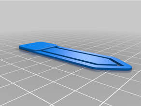 customized bookmark paper clip 3d print model - Mito3D