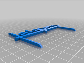 personalizado jardim placa Pimenta jalapeno 3d print model - Mito3D