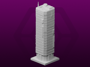 greeblecity cyberpunk modular torre ii estação greeblecitycyberpunk 3d print model - Mito3D