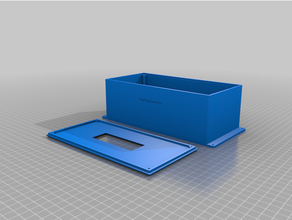 100x200x70 project box lcd customized 3d print model - Mito3D