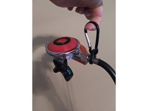 hose clip bolt snap scuba scubadiving diving 3d print model - Mito3D