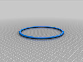 ring torus 80x3 personnalisé 3d print model - Mito3D