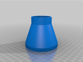 intake funnel customized 3d print model - Mito3D