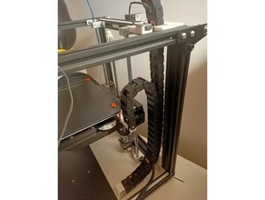 sürüklemek Zincir ender 5 profesyonel sessiz kablo Kulp destek Creality 3d print model - Mito3D