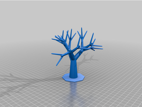 wallmount jewelery tree customized 3d print model - Mito3D