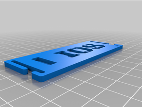 customized molle tag - rios 3d print model - Mito3D