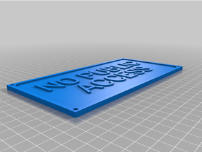 customized customised railway signs 3d print model - Mito3D