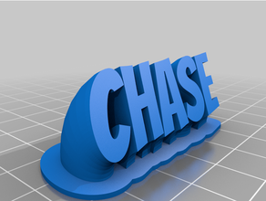 chasethegreat personalizado 3d print model - Mito3D
