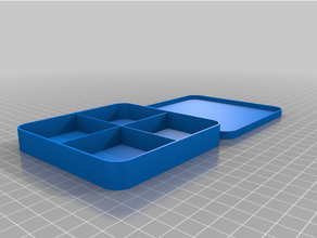 personalizado sencillo completamente caja 3d print model - Mito3D