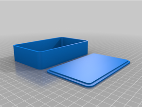 customized generic project box template 3d print model - Mito3D