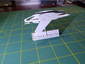 mustang kit card 3d print model - Mito3D