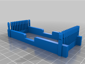 customized dupont cable organizer 100mm 3d print model - Mito3D