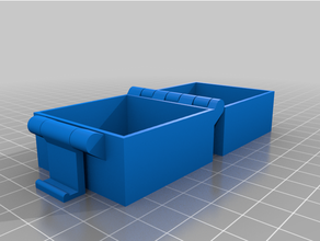 personalizado hebilla caja imprimible trozo 3d print model - Mito3D