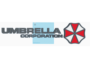 umbrella corporation logo hd resident evil 3d print model - Mito3D