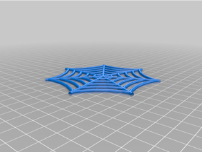 customized spider web 3d print model - Mito3D