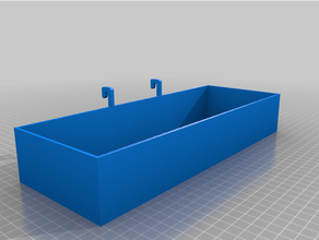 customized ikea skadis pegboard tray big 3d print model - Mito3D