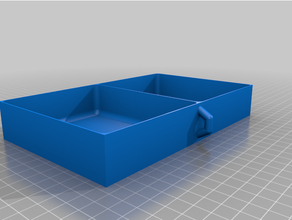 customized deluxe parametric compartment box 3d print model - Mito3D