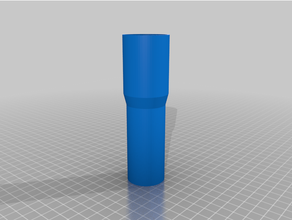 numatico vuoto tubo flessibile 35mm od adattatore cnc 3d print model - Mito3D