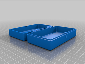 piccolo mel personalizzabile incernierato scatola personalizzato 3d print model - Mito3D