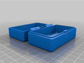 pequeñísimo mel personalizado personalizable bisagras caja 3d print model - Mito3D