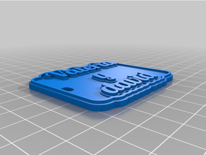 dyv keychain customized 3d print model - Mito3D