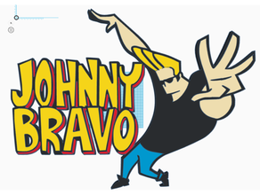 johnny bravo hd cartoon cartoons network 3d print model - Mito3D