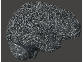 voronoi Gehirn 3d print model - Mito3D
