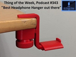 headphone hanger 3d print model - Mito3D