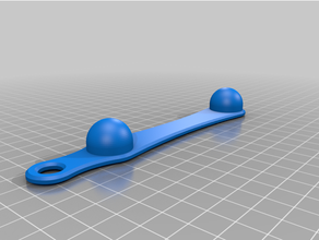 customized measuring spoon scoop ended 28 32ml 3d print model - Mito3D