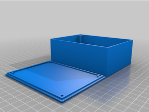 110x80x40 project box lid screws customized 3d print model - Mito3D