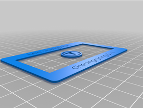 angepasst thingiverse Benutzerdefiniert Unternehmen Karte 3d print model - Mito3D