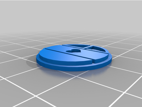 personalizzato monogramma pendente multiple loop 3d print model - Mito3D