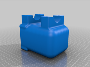 motorized bicycle battery box 3d print model - Mito3D