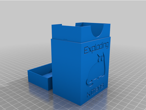 explodiert Kätzchen Party Pack Deck Box angepasst 3d print model - Mito3D