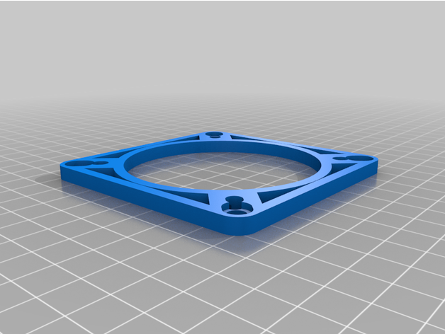 angepasst pc Ventilator Adapter Teller 3D print model - Mito3D