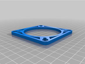 customized pc fan adapter plate 3d print model - Mito3D