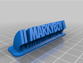 ii Markyboy özelleştirilmiş 3d print model - Mito3D