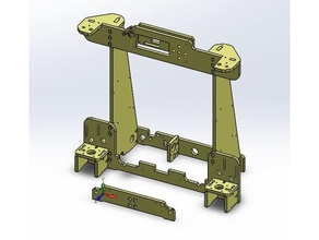 anet a8 frame mods parts 3d print model - Mito3D