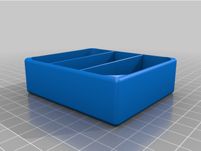 customized hdx organizer compartment bin inserts 3d print model - Mito3D