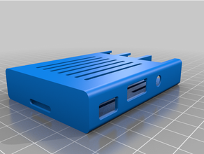 pi 2b sleeve case heat sink remix 3d print model - Mito3D