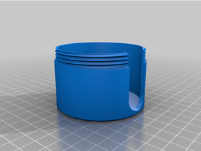 aeropress filter container storage holder 3d print model - Mito3D