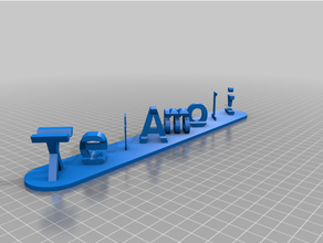te amo xitlalli customized 3d print model - Mito3D