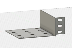 1u serveur plateau grille 3d print model - Mito3D