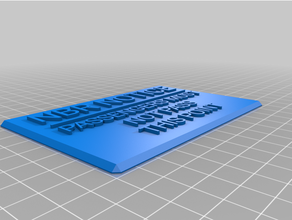 sign 1931 customized 3d print model - Mito3D