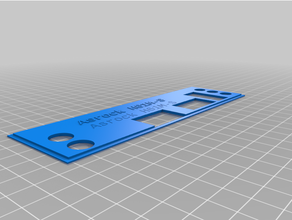 placa angepasst 3d print model - Mito3D